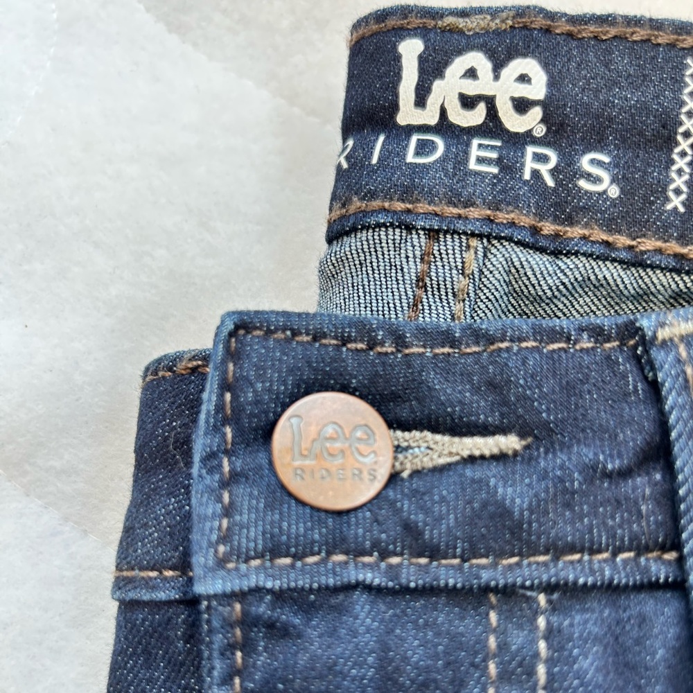 LEE RIDERS DARK WASH JEANS - Picture 6 of 14